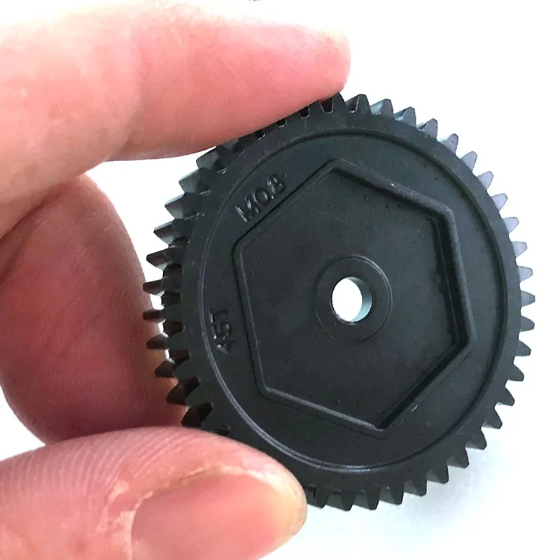 Steel 45T Spur Gear 8053 11T Motor Gear 6747 for Traxxas TRX4 Defender Bronco K5 TRX6 1/10 RC Crawler Car Upgrade Parts