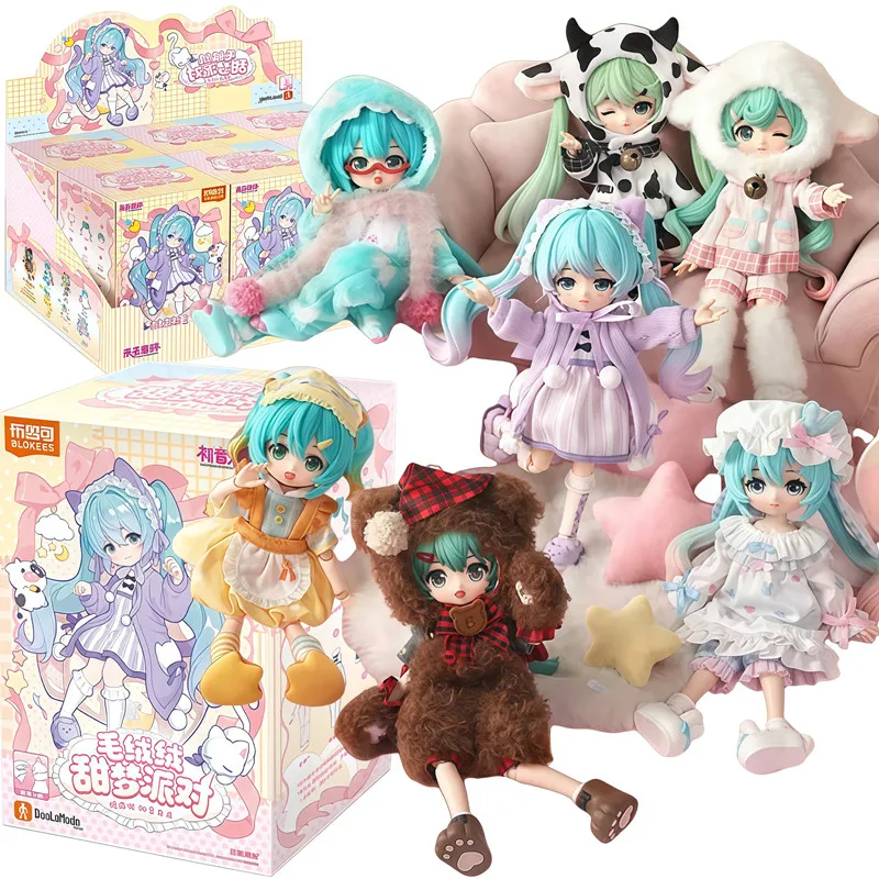 blokees-初音ミク-スイートドリームパーティー-アクションフィギュア-おもちゃ-bjd-可動関節ドール-モデル-付属品-組み立ておもちゃ-誕生日プレゼント