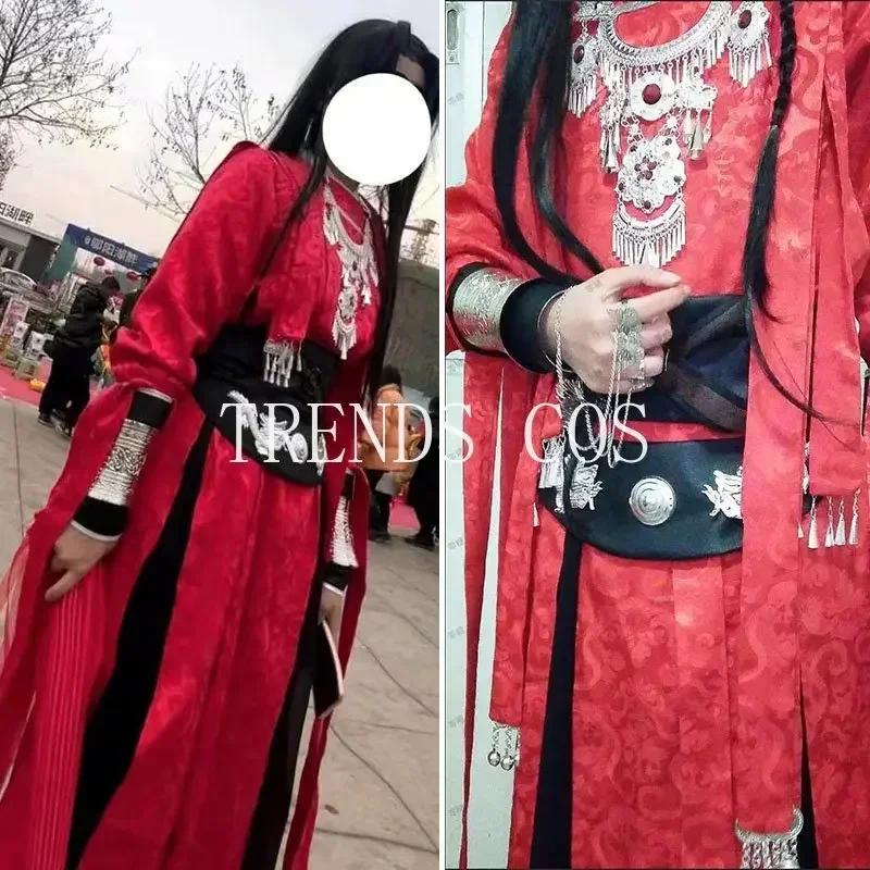 Costume cosplay Hua Cheng huatcheng set completo abiti Hua Cheng per cosplay anime Comic Con