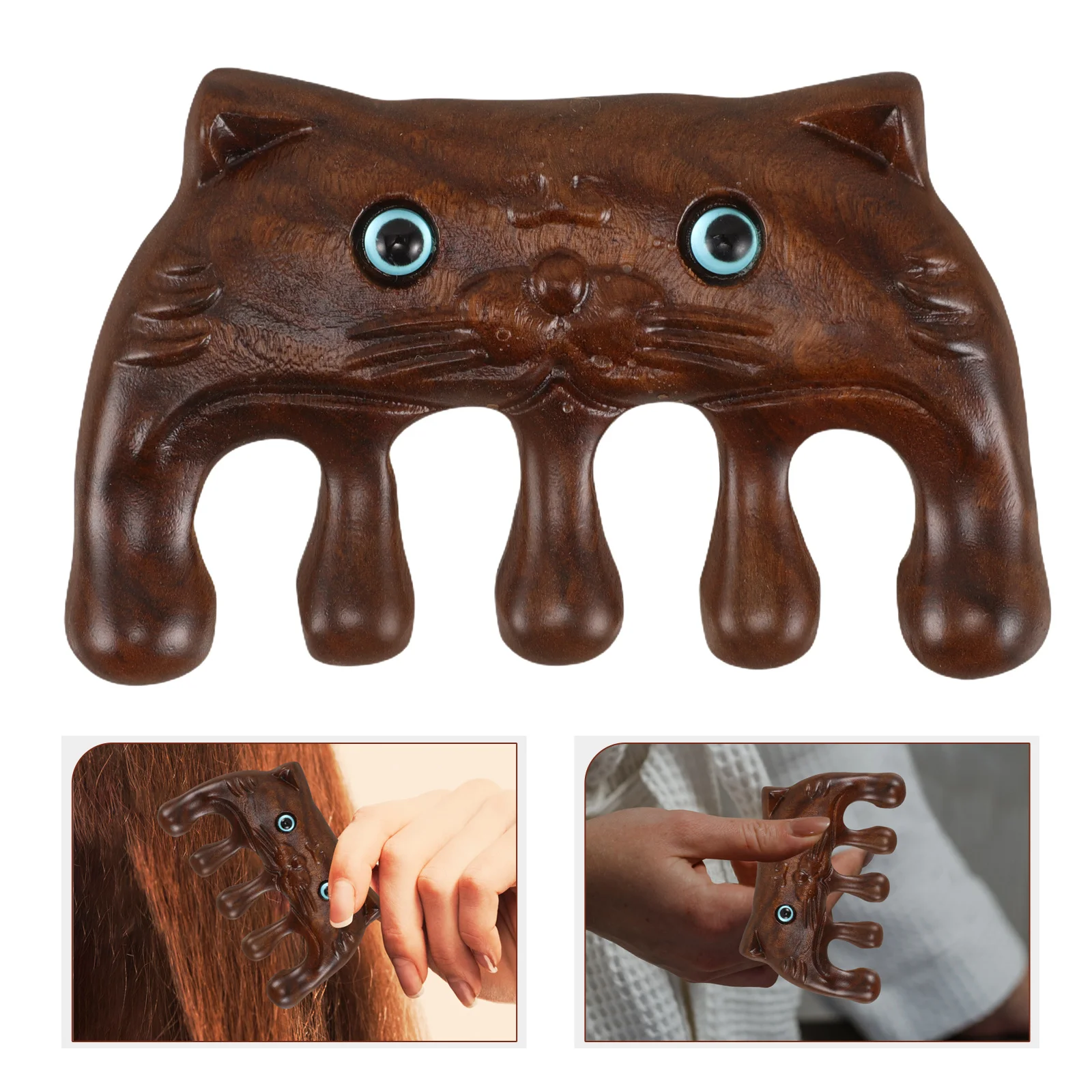 

Элегантный деревянный массажер для кожи головы, расческа с тигровым узором, портативный массажный инструмент для ежедневного использования, прочный удобный дизайн, поставка для массажа кожи головы