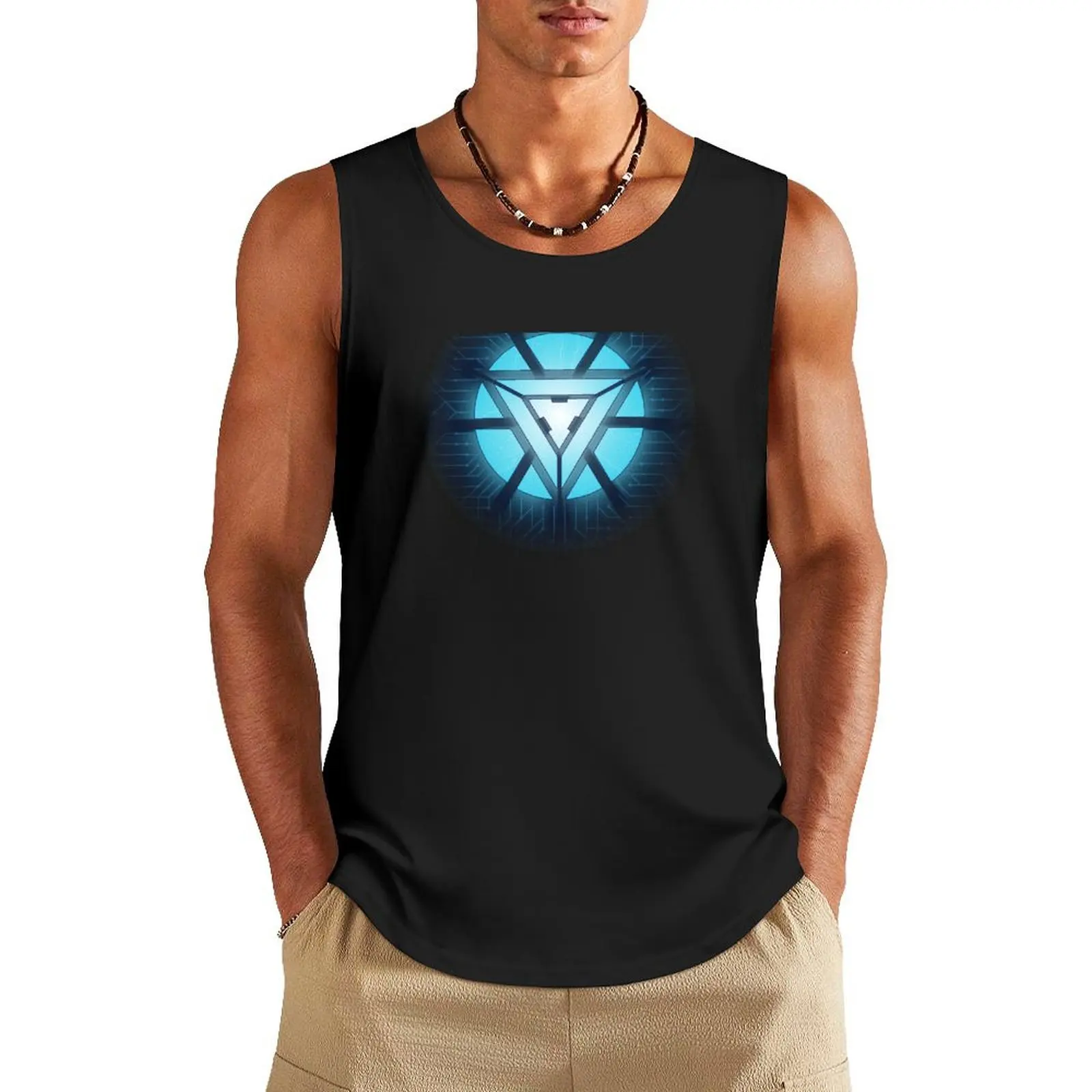 

Heart of Iron Tank Top man vest sleeveless vest men Men's vest muscular man