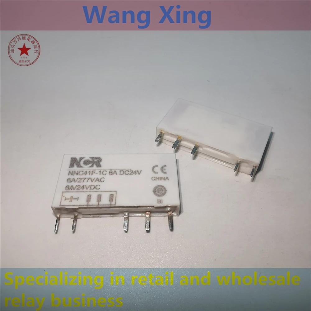 

NNC41F-1C 6A DC24V Electromagnetic Power Relay 5 Pins