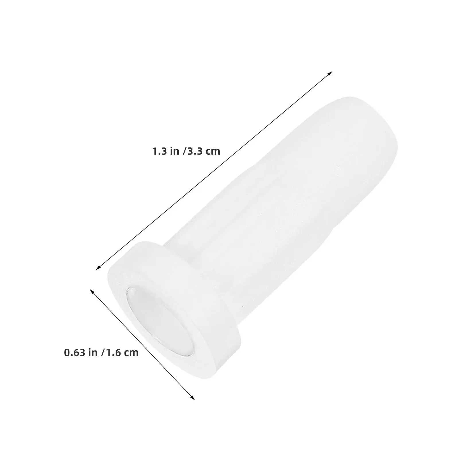 50Pcs Baby Crib Wheel Socket Inserts White Plastic Round Stem Chair Furniture Caster Sleeve Replacement Stem Protection