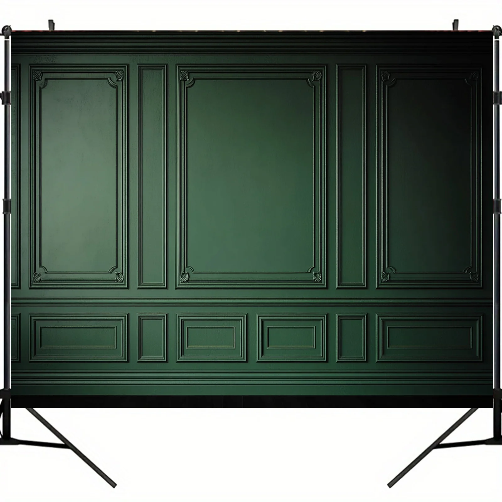 خلفية صورة بخط الجبس الأخضر، لا تحتاج إلى طاقة - مثالية للتصوير الفوتوغرافي في الاستوديو والذكرى السنوية والحفلات #4