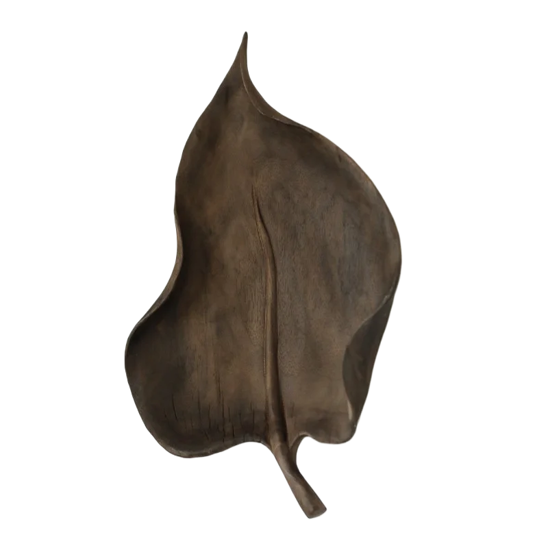 Plants, leaf-shaped wall decoration, handmade art installations, homestay hotel high-end home pendants