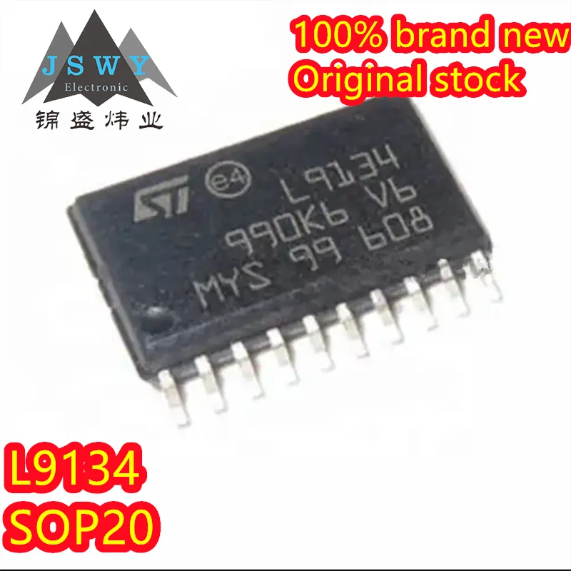 3pcs/batch L9134 SOP20 car computer board vulnerable ignition driver IC chip 100% brand new good quality spot