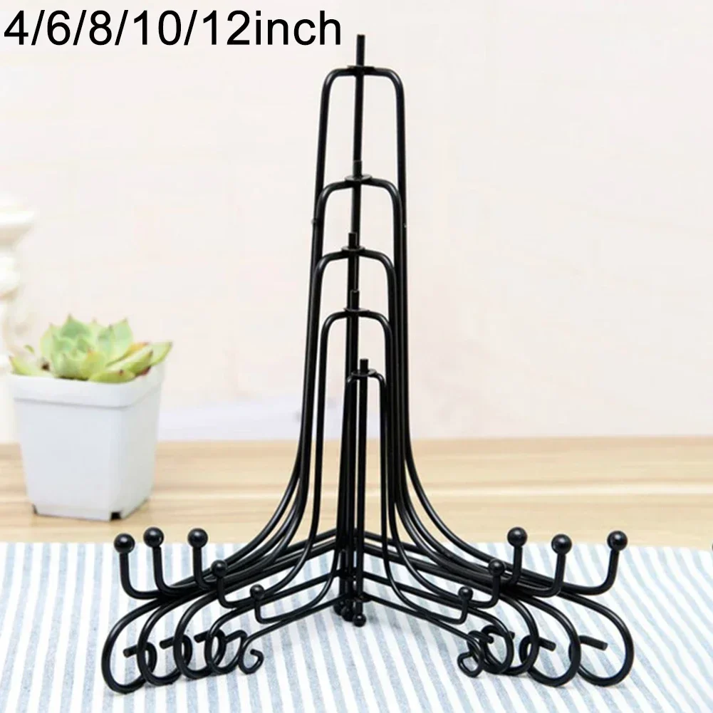 4/6/7/8/10/12 Inches Iron Brackets Display Stand For Pedestal Bowl Picture Frame Storage Rack Home Kitchen Plate Display Stand