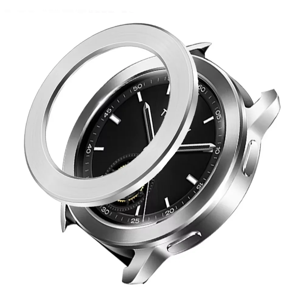 Cover for Xiaomi watch watch S3 original metal bezel black rainbow esim silver stainless steel bezel screen