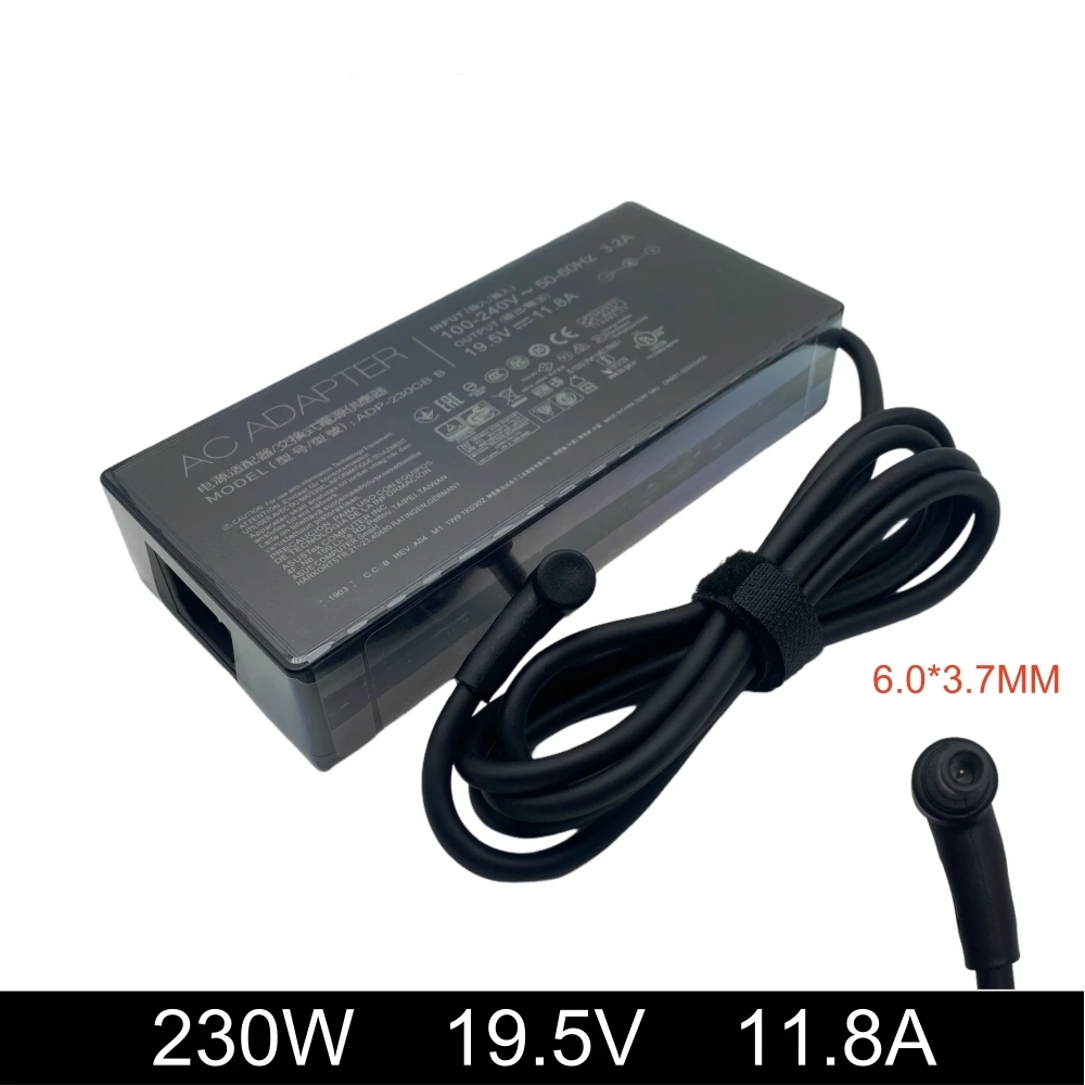 19.5V 11.8A 230W 6.0*3.7MM Laptop Adapter Power Charger For ASUS ROG Strix G G731 G731GW ADP-230GB B