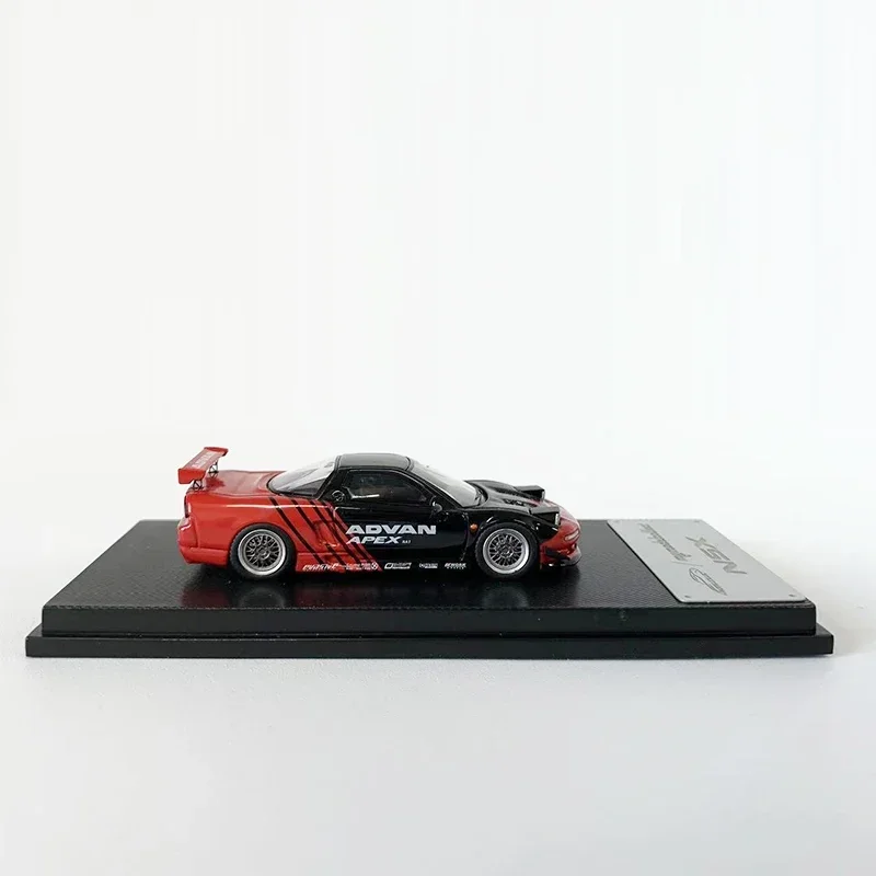 Modelo coletar 1:64 liga modelo carro nsx na1 veículo de corrida esportivo fundido-revestimento avvan ltd999