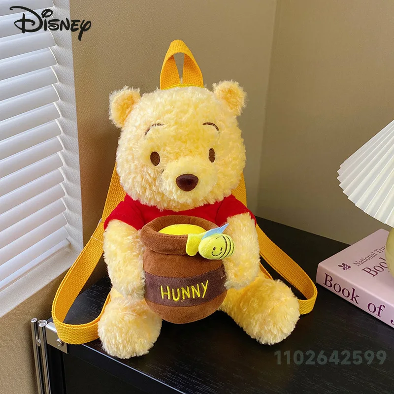 

Disney Winnie The Pooh Backpack for Women 2025 New Fashion Cartoon Travel Outdoor Small Backpack Cute Versatile Girl's Phone Bag