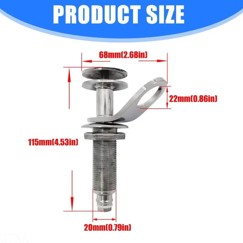 G7NA Quick Release Marine Holder Cleats für kleine Boote, Yachten, Motorboote – Detail 6