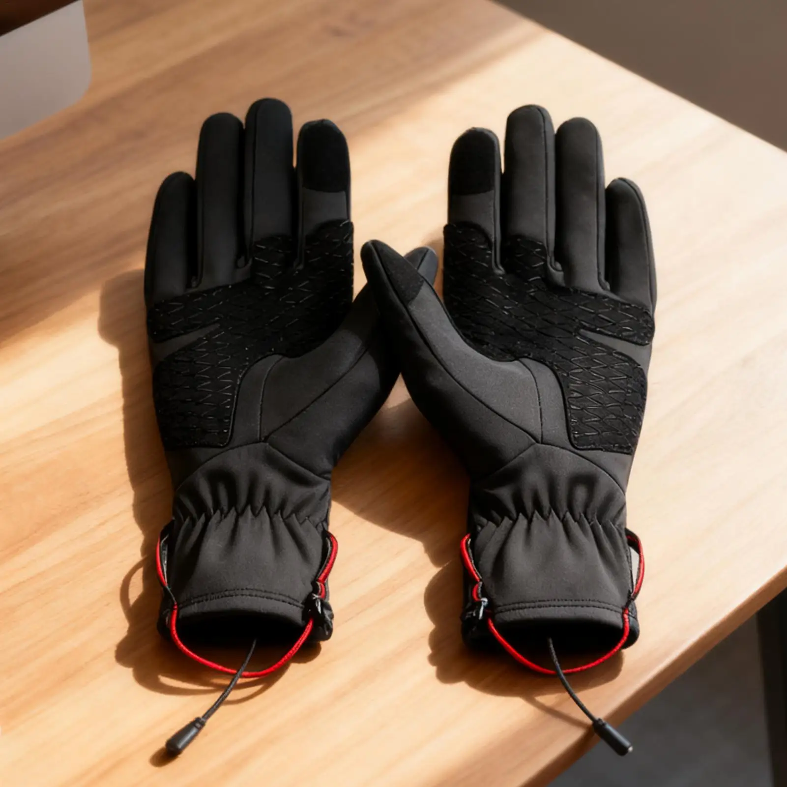 

Перчатки с USB-подогревом, 3-уровневые зимние теплые термоперчатки с подогревом, мотоциклетные перчатки, лыжные электрические термоперчатки, лыжные перчатки