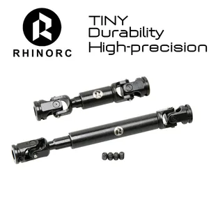 RhinoRC Tiny Stainless Steel Heavy-Duty Drive Shaft for 1/10 RC Car Crawler Axial SCX10 TRX4 Redcat Gen8