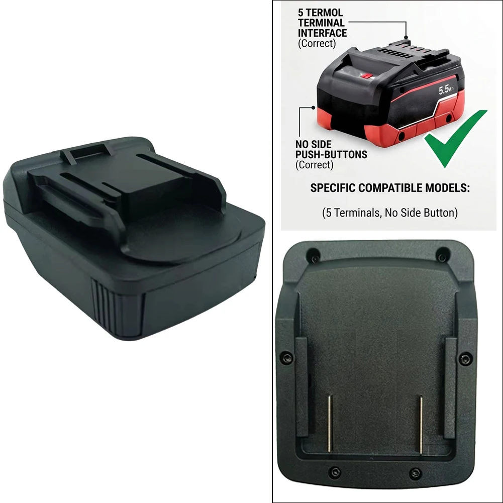 Metabo-18V To-Makita BL1830 Battery Adapter Converter, 18 Volt Power Tool Battery Interface For High Power Applications, Easy In