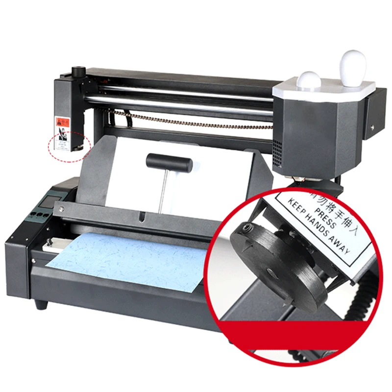 A4 Clue Binding Machine Wireless Manual Desktop Small Binder Office Graphic Hot Melt Glue Grain Binding Electric Binding Machine