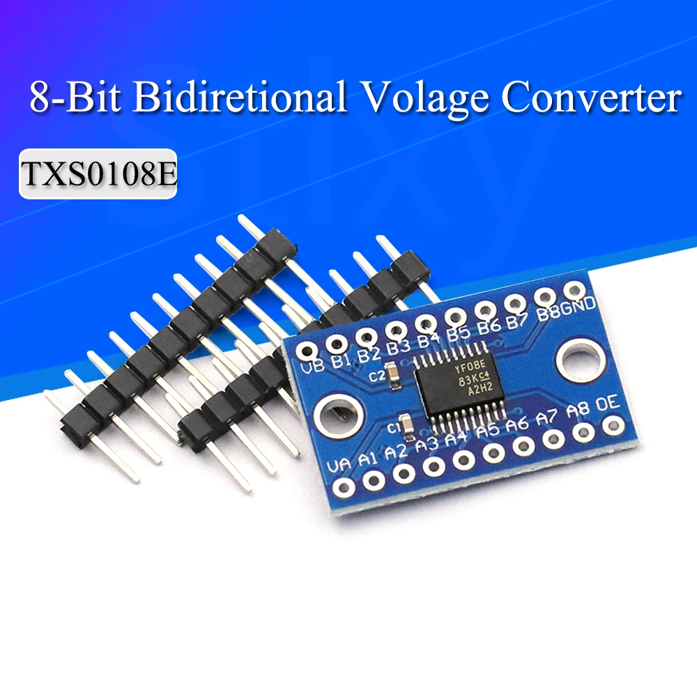 TXS0108E 3.3V-5V 8 Channel Logic Level Bi-directional Converter Module Mutual Convert Module TXS0108E