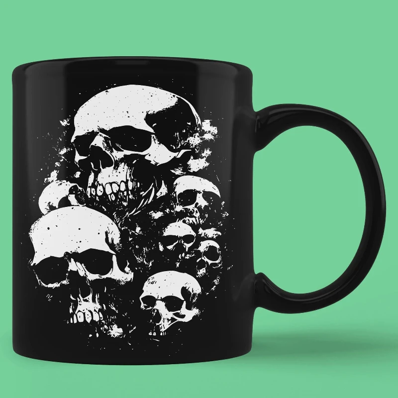 

Halloween Pumpkin Skull Ceramic Coffee Mark Cup Tea Water Cup Decorative Props and Ornaments