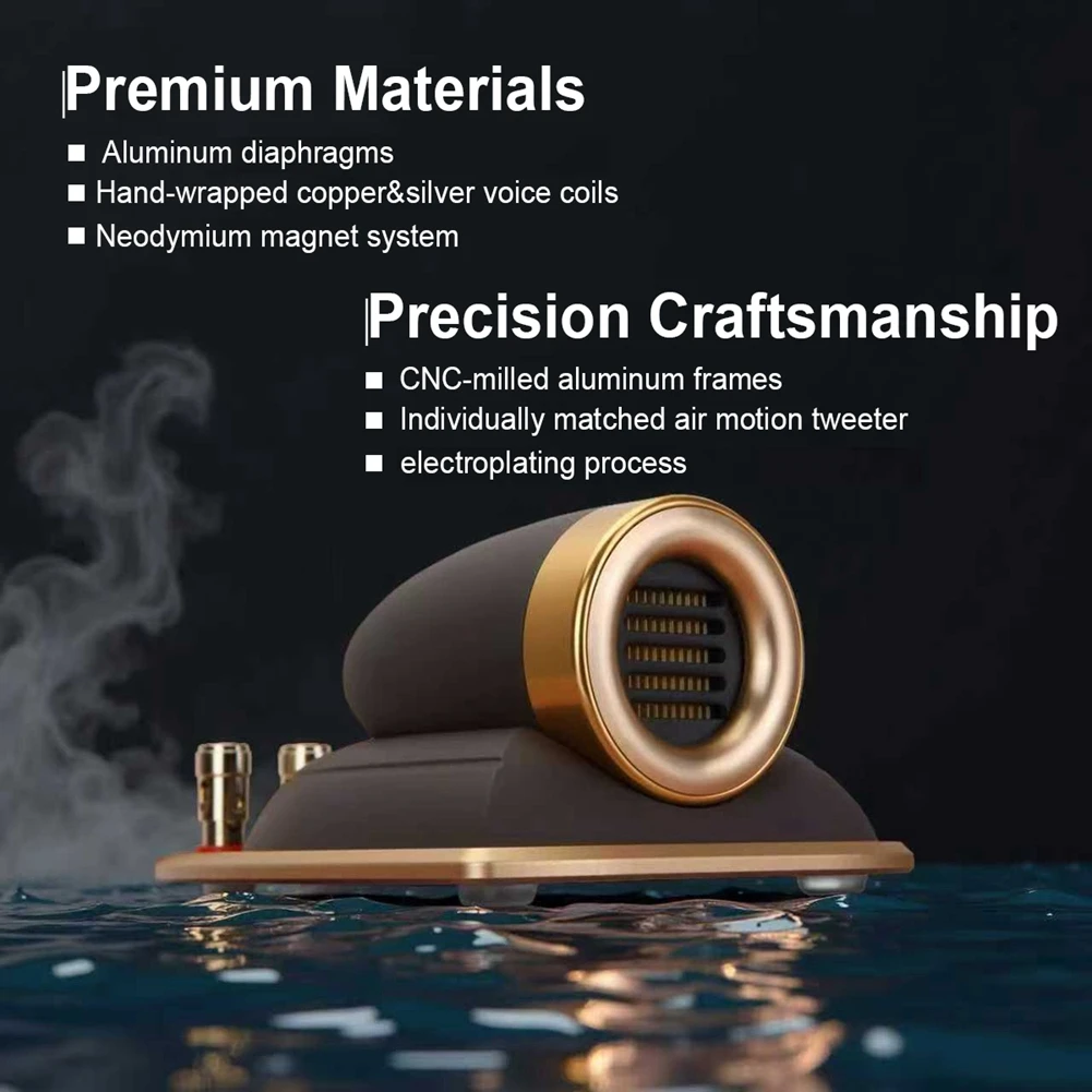 A59E AMT Ribbon Tweeter Speaker 8ohm High-End Home Theater HiFi DIY Audio Loudspeaker Classic Style Decor Desktop Bookshelf