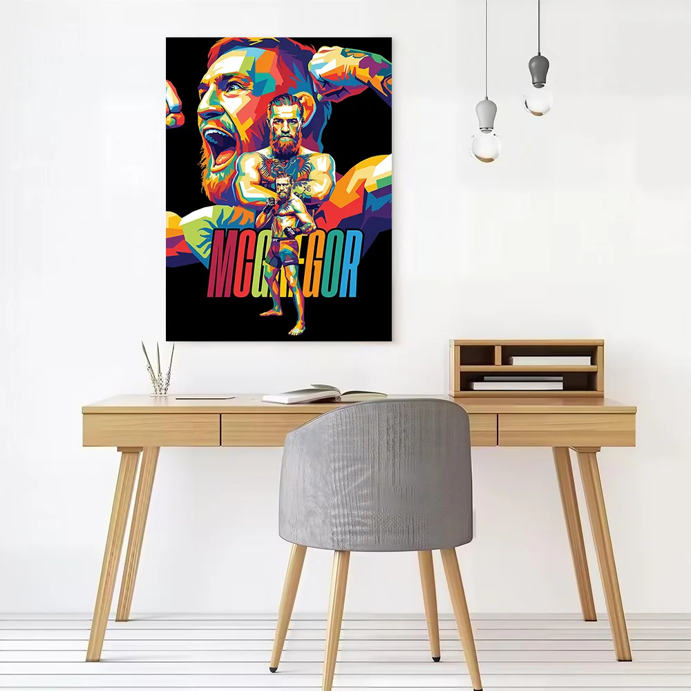 Conor McGregor Pop Art Printed Canvas Poster Custom Pictures Wall Art Canvas Painting for Decoration Living Room Decor Wand Deko