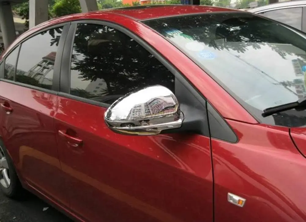 

Elegant Easy-Install Chrome Side Door Handle Covers Trims chrome Side Mirror Covers for 2011-2015 Chevy Cruze