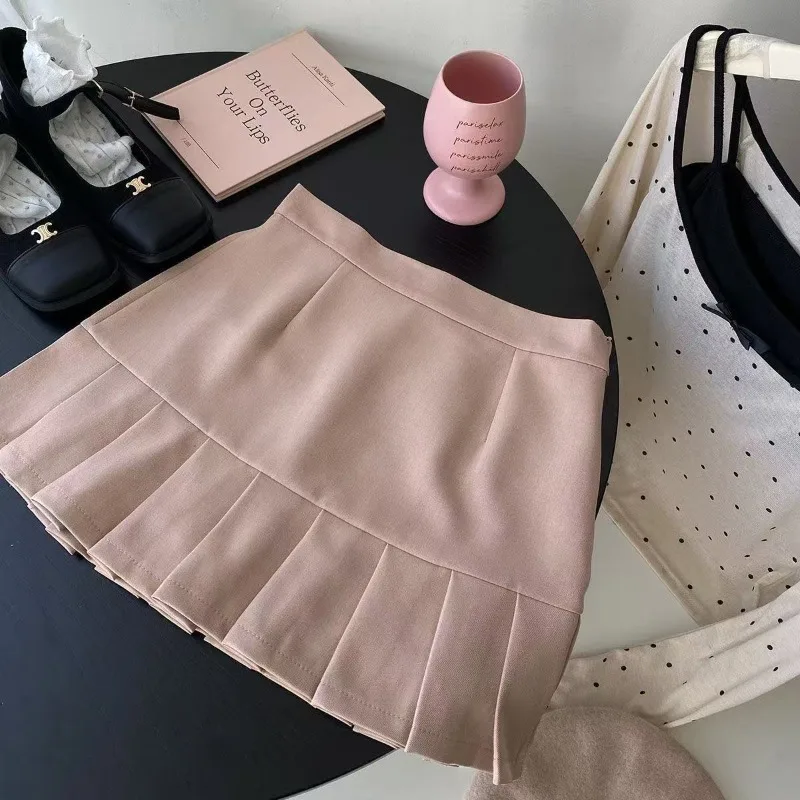 Korean Fashion Summer Preppy Style Woman Mini Skirt Japanese Kawaii Cute Y2k Aesthetic Female JK A-line Skirt Woman Clothes 2026