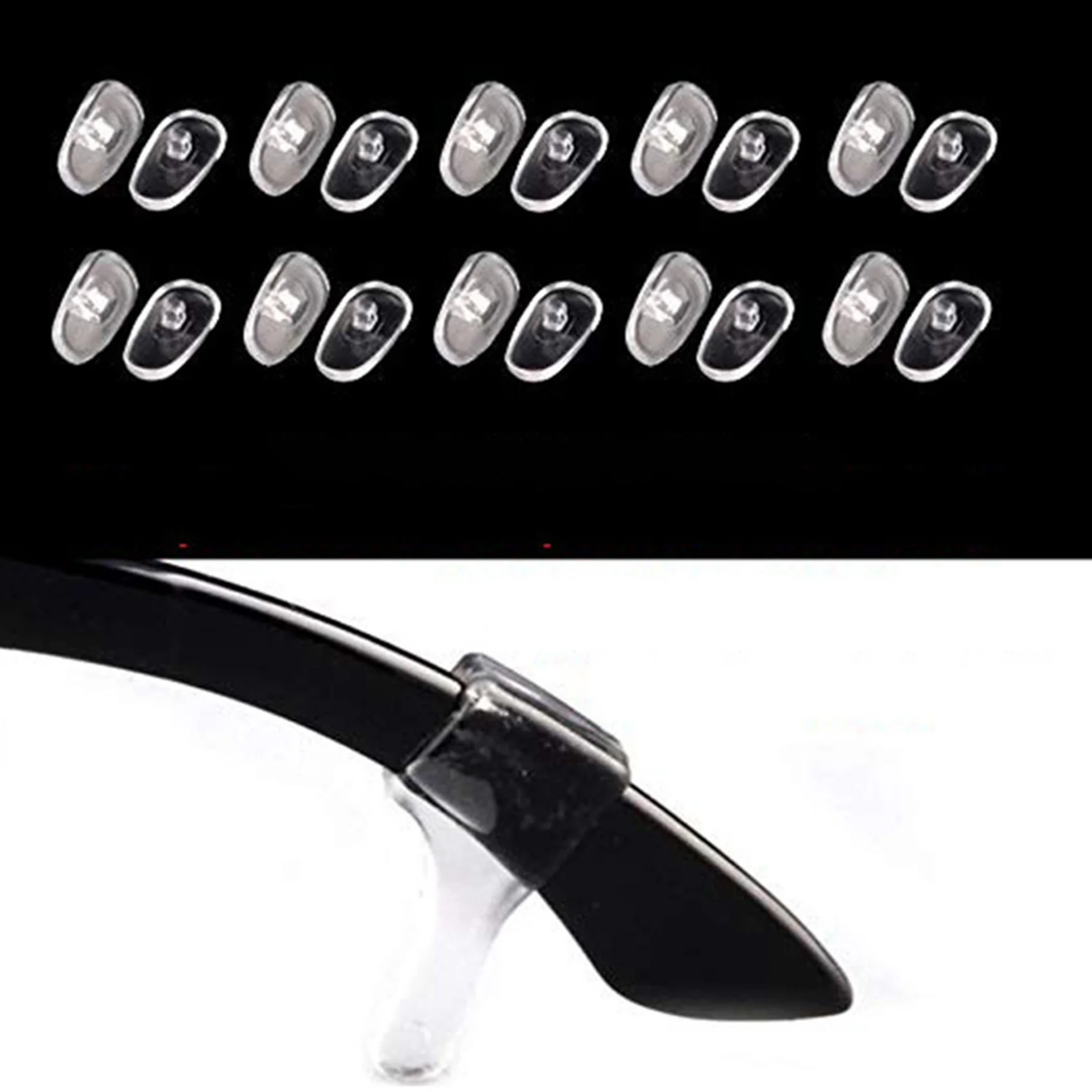 AC88-3X Eyeglass Sunglass Repair Kit With Screws Tweezers Screwdriver Tiny Screws Nuts Assortment Glasses Repair Nose Pads