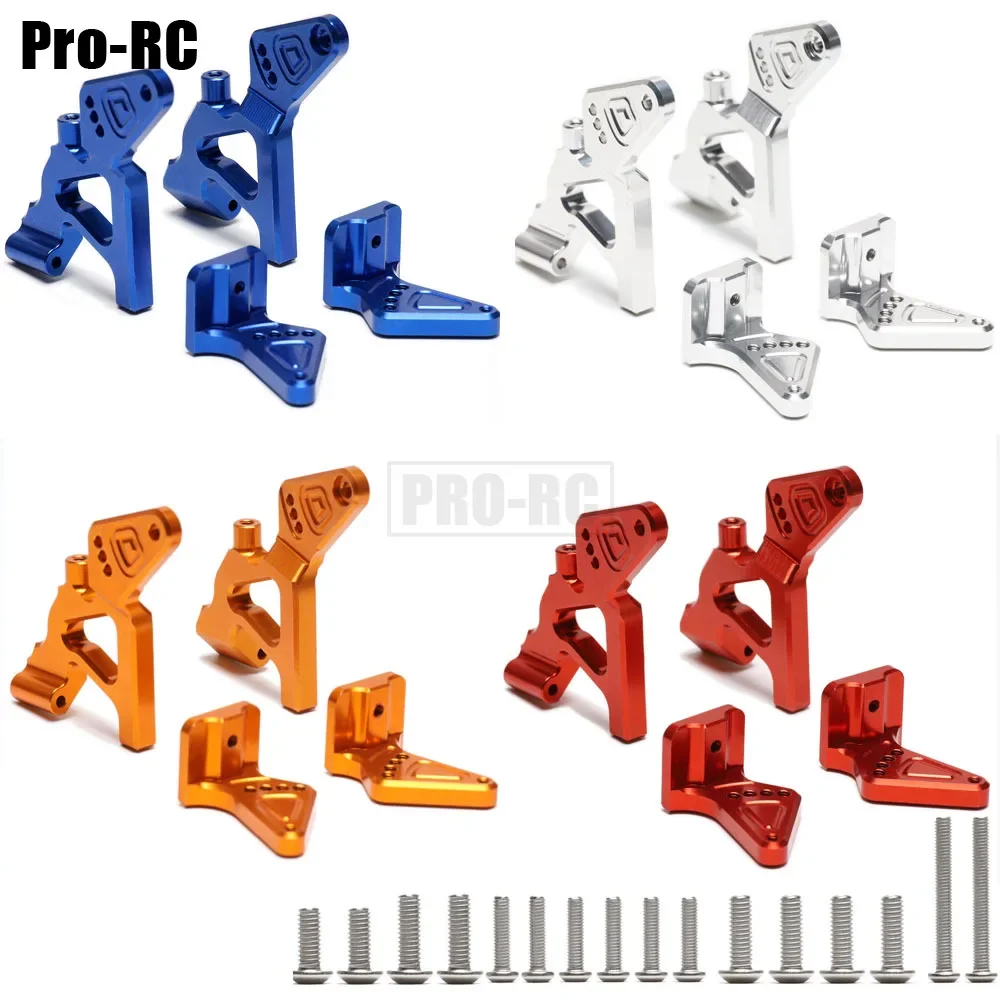 1 Zestaw Regulowanych Mocowań i Ramion Tylnej Skrzydła ze Stopu Aluminium # 5411 # 5413 # 8616 Części do modernizacji 1/10 TRAXXAS E-Revo 2.0 VXL 86086-4