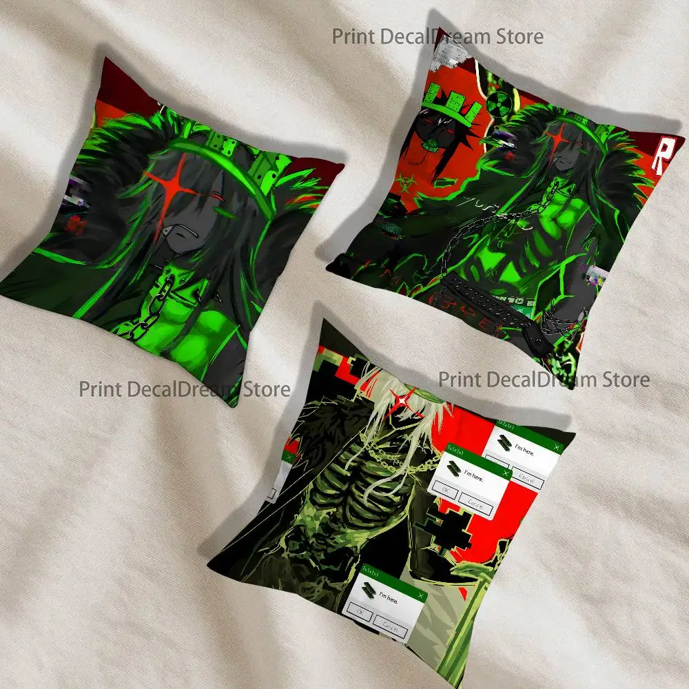 

1x1x1x1 Printed Pillow Cover Cushion Case Simple Sofa Pillow Case No Pillow Core