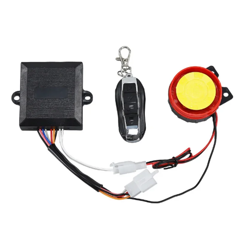 

ATV Modified 12V Anti-Theft Alarm System Motorcycle Bicycle Scooter Intelligent Remote Control Start and Alarm Interrupter