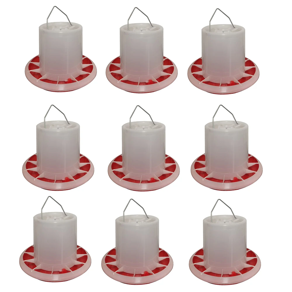 

10Pcs 1.5kg Poultry Chicken Fodder Birds Drinking Birds Diet Tools Drinking Pots Pigeon Feeder Animal Supplies