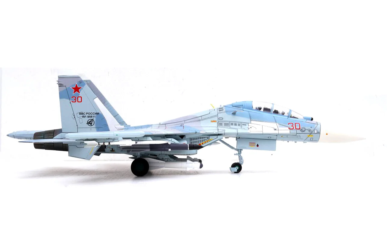 Fine 1/72 PZK Russian Su30 Su-30M2 Fighter Model Red 30#  Alloy finished product collection model