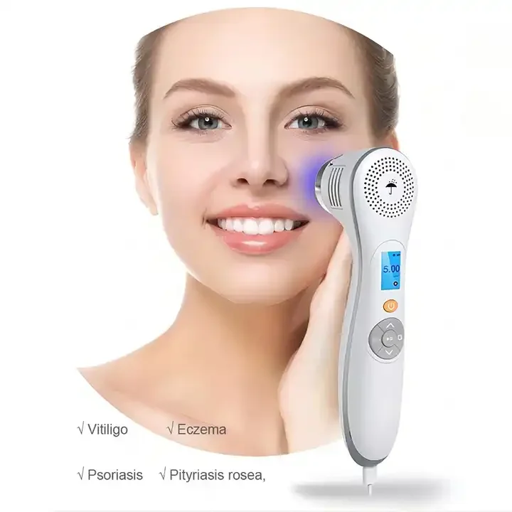 Home use safe Light Therapy 308nm lLED Portable Excimer Laser for Vitiligo Psoriasis treatment KN-4003B4