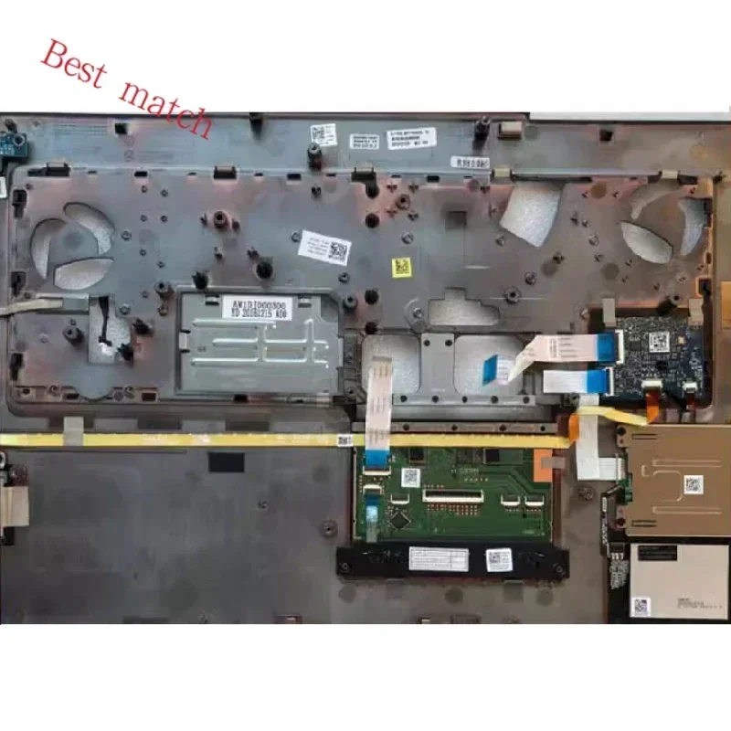 Nueva funda para portátil DELL PRECISION 7710 7720 PALM REST con panel táctil y interruptor de alimentación módulo de huellas dactilares DP/N 08DKRC