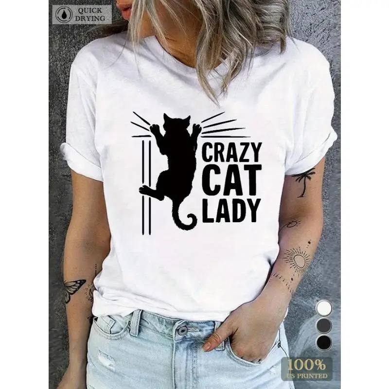 

Silhouette CRAZY CAT LADY Women'S Comfit T-Shirt