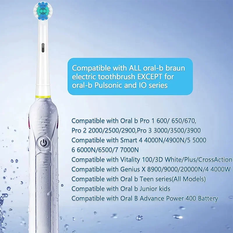 4/8/12/16 Stück Ersatz-Zahnbürstenköpfe, kompatibel mit Oral-B Braun Professional elektrischen Zahnbürstenköpfen, Bürstenköpfe – Detail 12