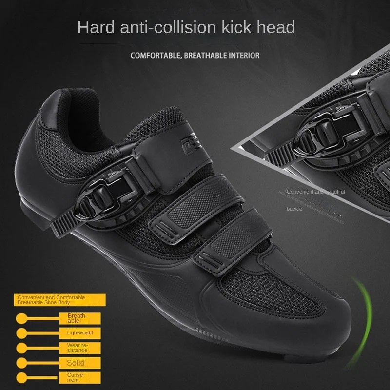 Oulylan homens mtb sapatos de ciclismo novo calçado de montanha corrida estrada bicicleta plana tênis grampo velocidade rota bicicleta