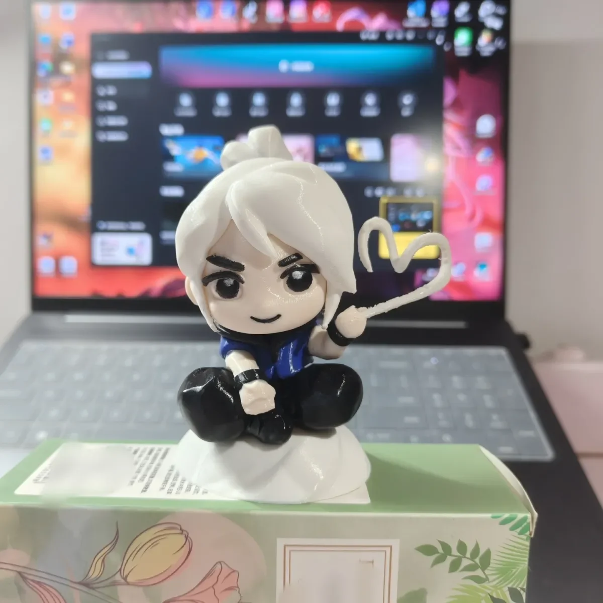 Valorant Jett Cosplay Ornament Cartoon Models Kit Garage Kits Figurine Prop Figures Model desktop ornament Accessories Xmas Gift