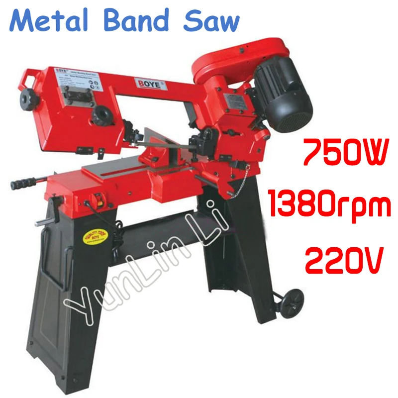 Band Saw Machine Dual Usage Electric Woodworking Saw Machine Metal Sawing Blade Machine English Manual GFW5012