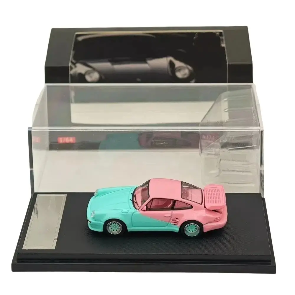

Master 1:64 Black Bird Turbo Sports Car Open Engine Cover Diecast Model Collection