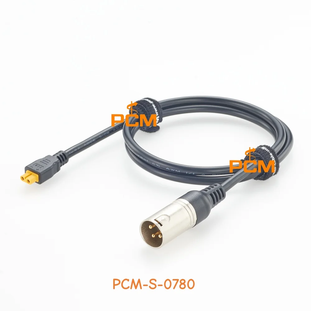 3Pin XLR to XT60 Charge Adapter Cable Lithium Battery Charging Cable DC Power Supply Connector for LED Light Camera Battery
