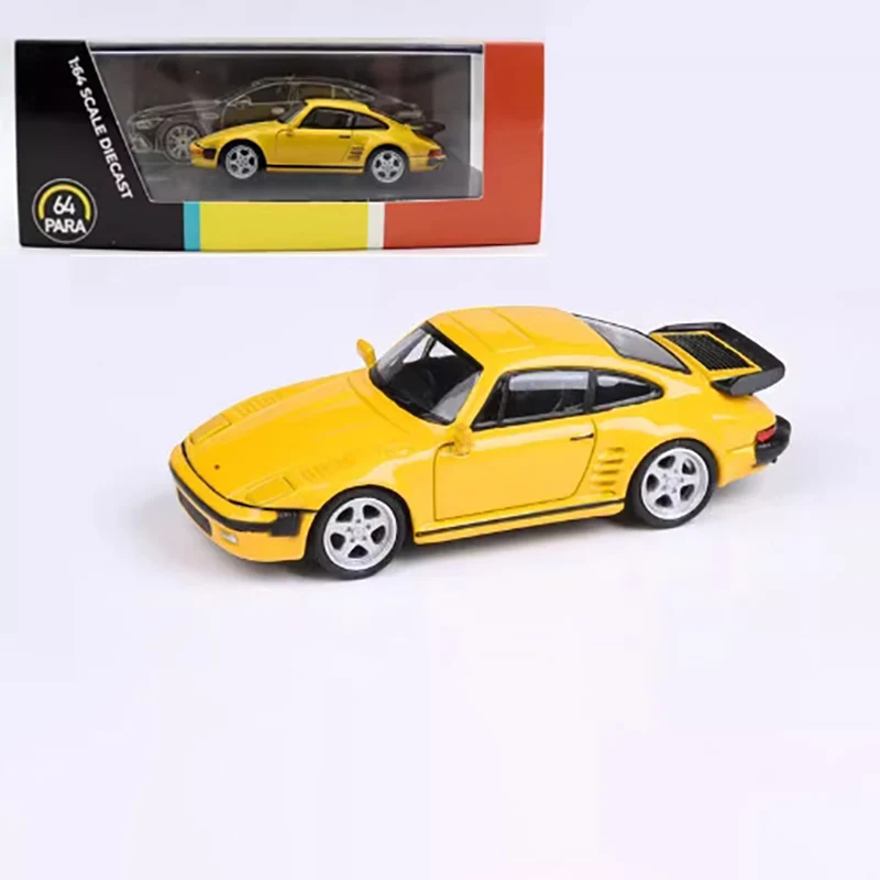 Para64 1:64 Scale 911 Ruf BTR 1986 Sports Car Alloy Simulation Car Model Classic Adult Collection Static Display