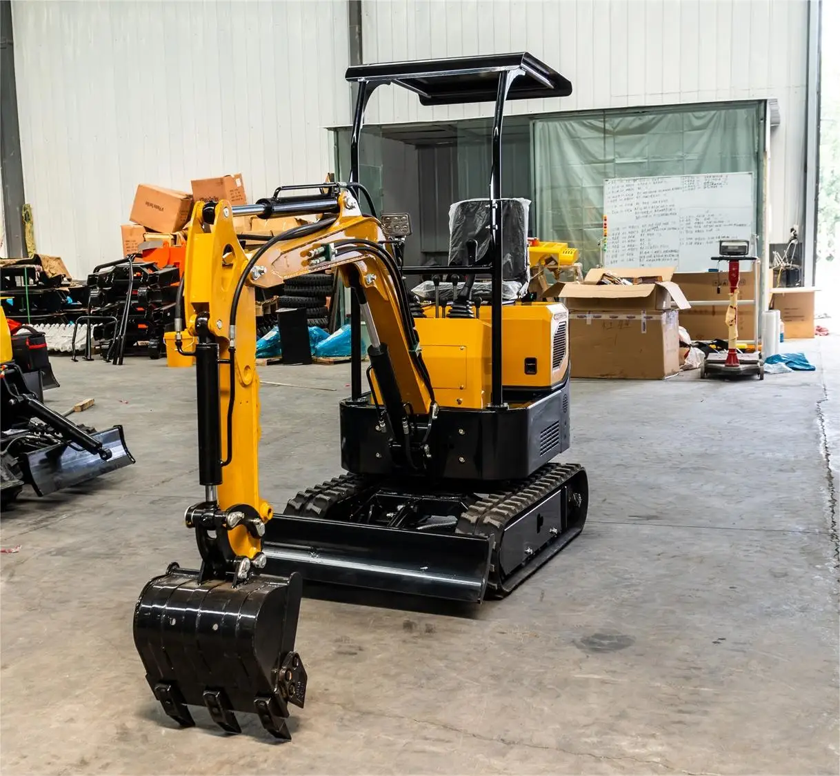 China Minibagger Preise Hochwertiger hydraulischer Kleinbagger Raupen Import Minibagger Kostenloser Versand