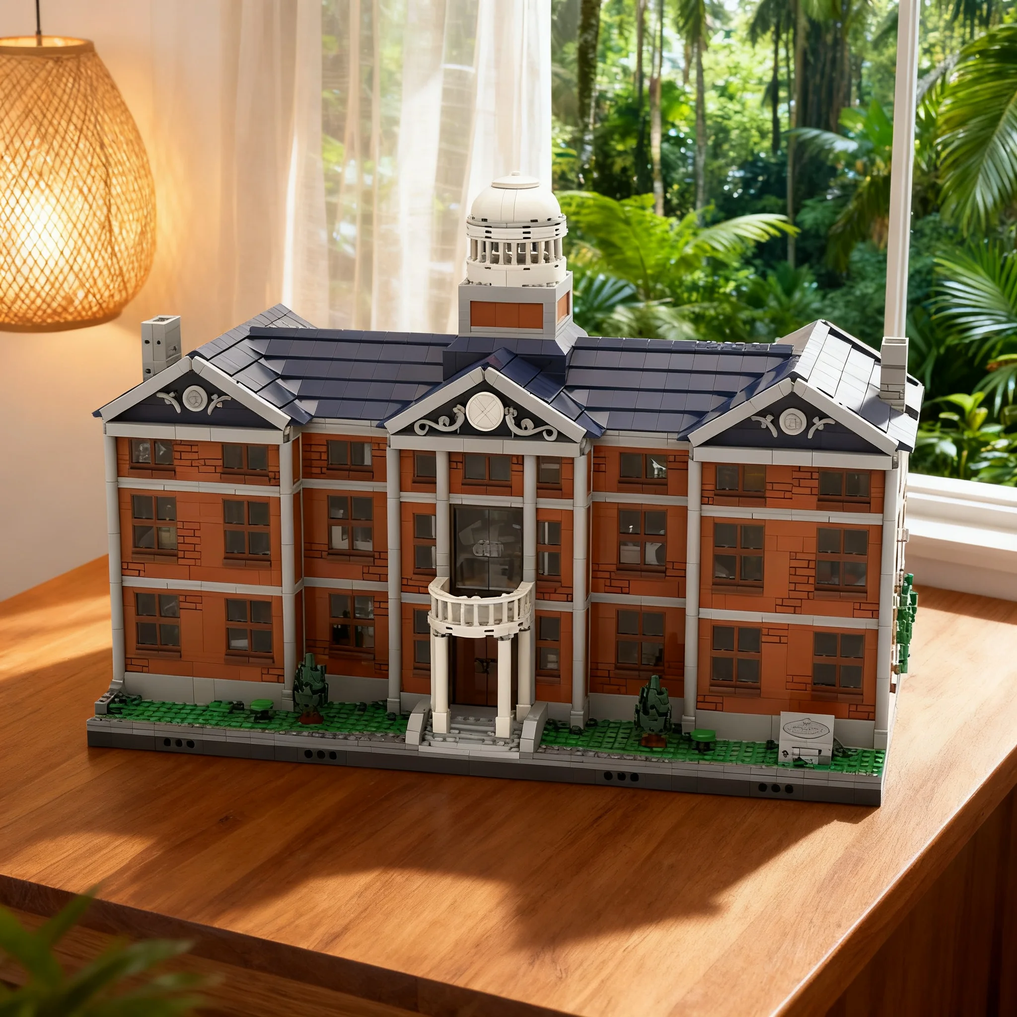 8155pcs MOC X Men The X Mansion Expanded Model Toys Building Blocks Architecture Christmas Gift Brick DIY Birthday Assemble