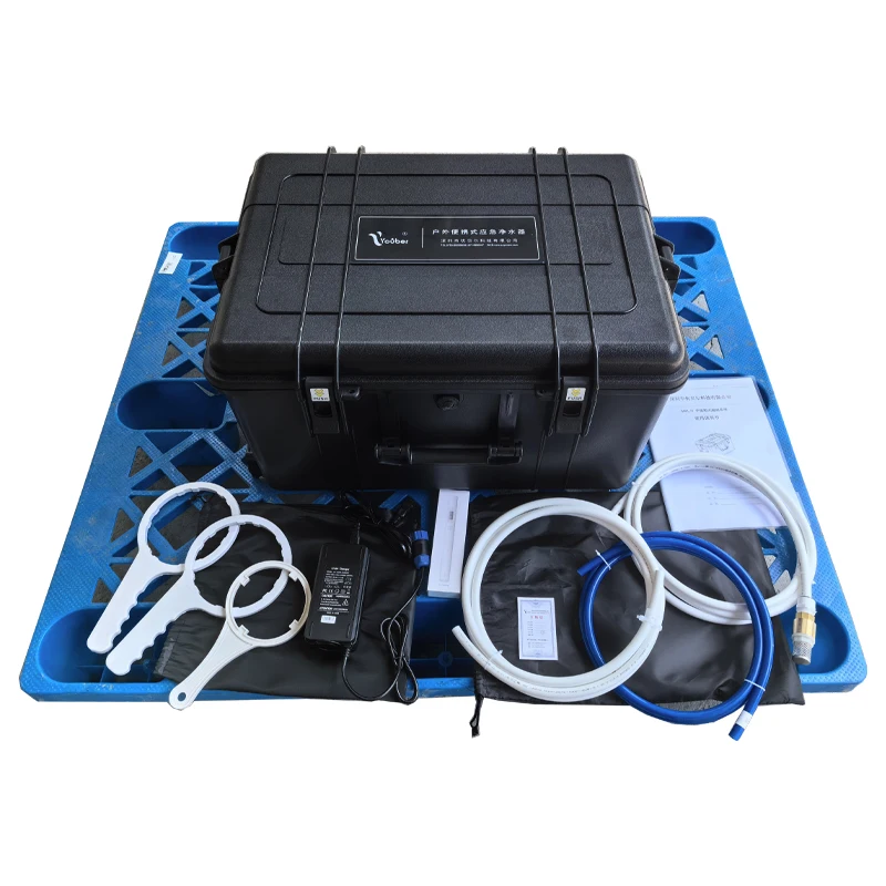 500L/H Large Flux Water Filter System Outdoor Flood River Water Filtration System Emergency UF Water Purification Solar Filter