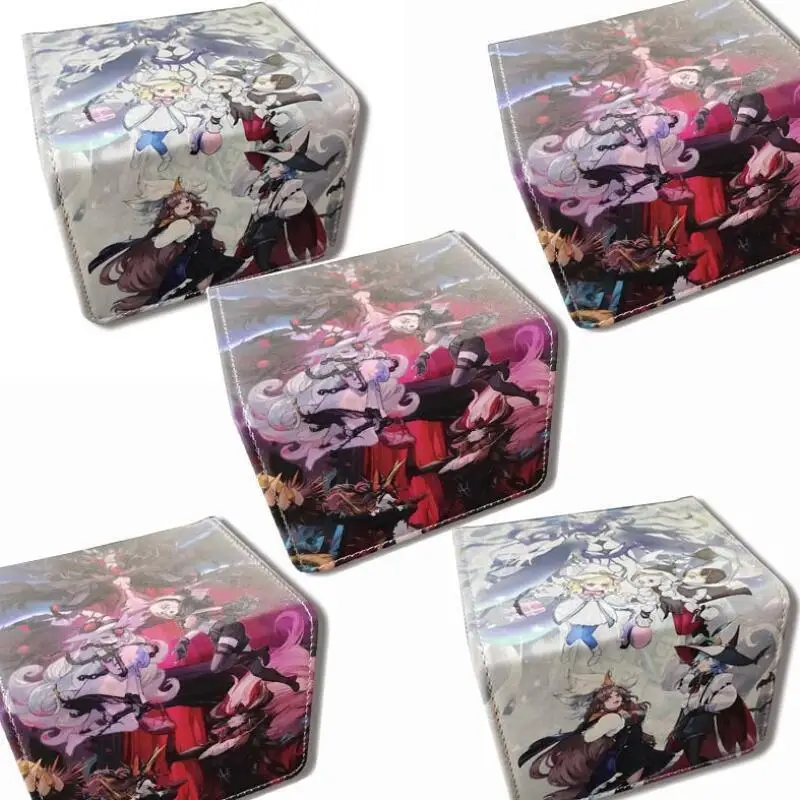 Yu-Gi-Oh! Elzette, Azamina of the White Forest DIY Large Capacity Leather Card Box Thickened Game Collection Card Storage Box