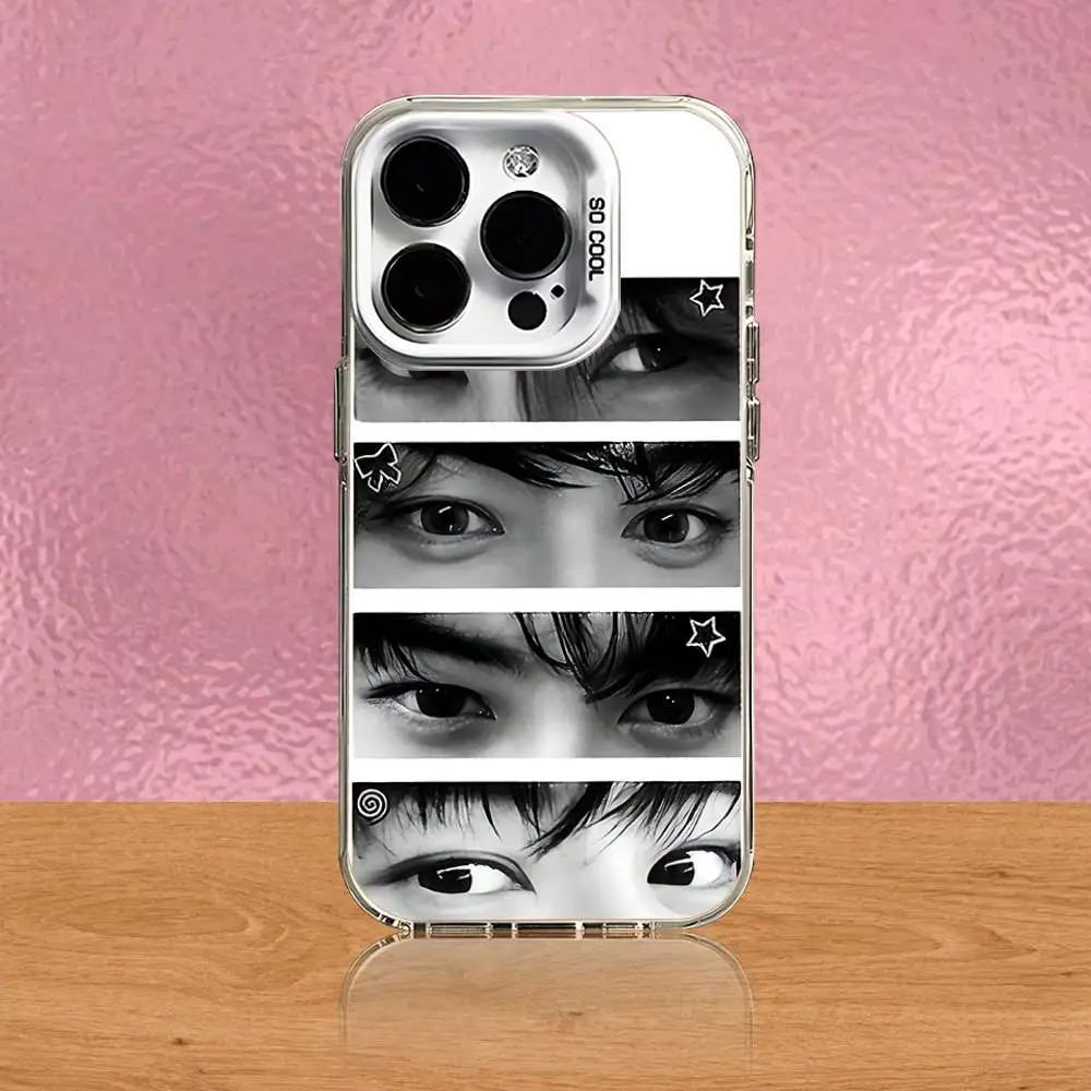 C-Cha E-Eun W-Woo Phone Case For iPhone 16,15,14,13,12,11,Pro,Max,Plus,Mini,SE White Candy Matte Shockproof Cover