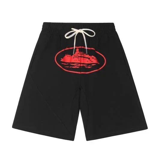 2026 Sommer Neu: Atmungsaktive, lockere Freizeitshorts mit kleinem Boots-Print im Harajuku Y2K-Stil für Erwachsene/Kinder – Sportshorts – Detail 5