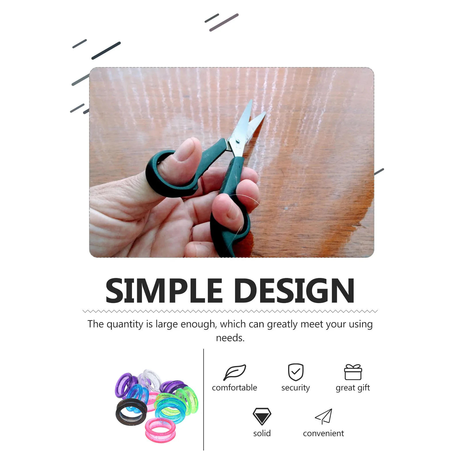 12 قطعة خواتم الاصبع سيليكون غير قابلة للانزلاق لمقص تصفيف الشعر الحيوانات الأليفة التشذيب الملونة الراحة صالح يده حلقة مجموعة