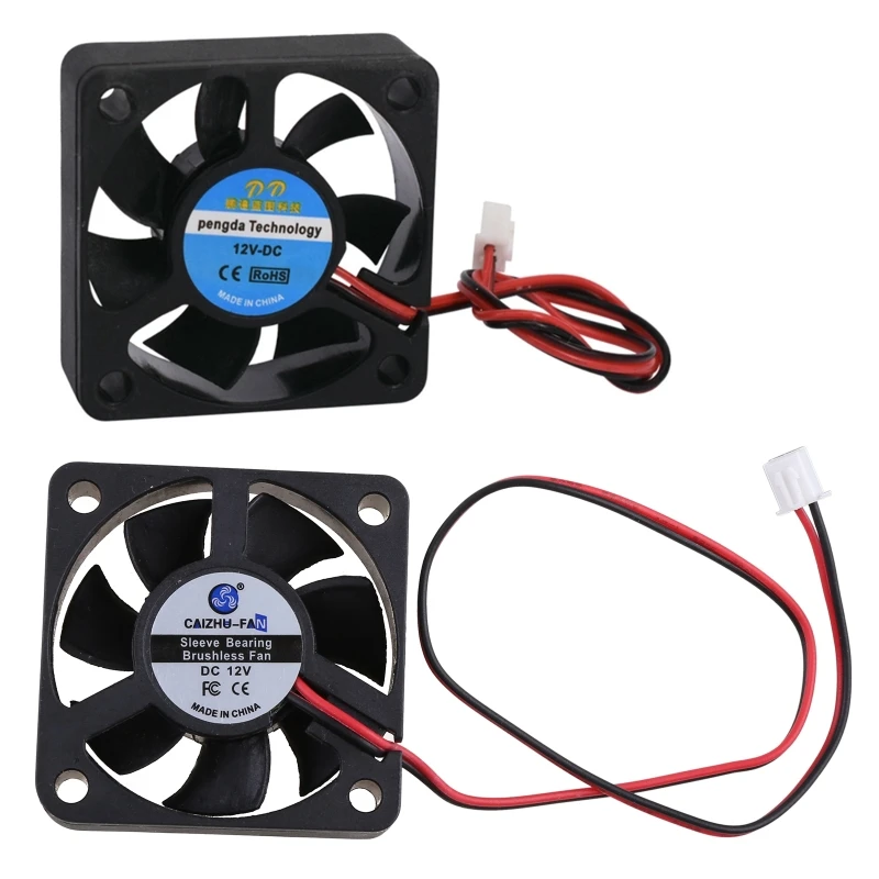 

5015 5V 12V 24V Cooling Turbo Fan Brushless DC Cooler Blower Black High Speed Fan For 3D Print Hotend Extruder